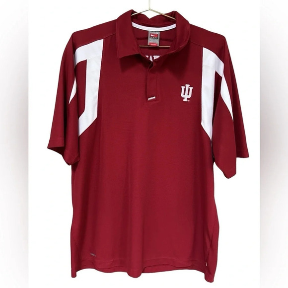 Nike | Indiana University Logo Polo, Size Large - Picture 1 of 6